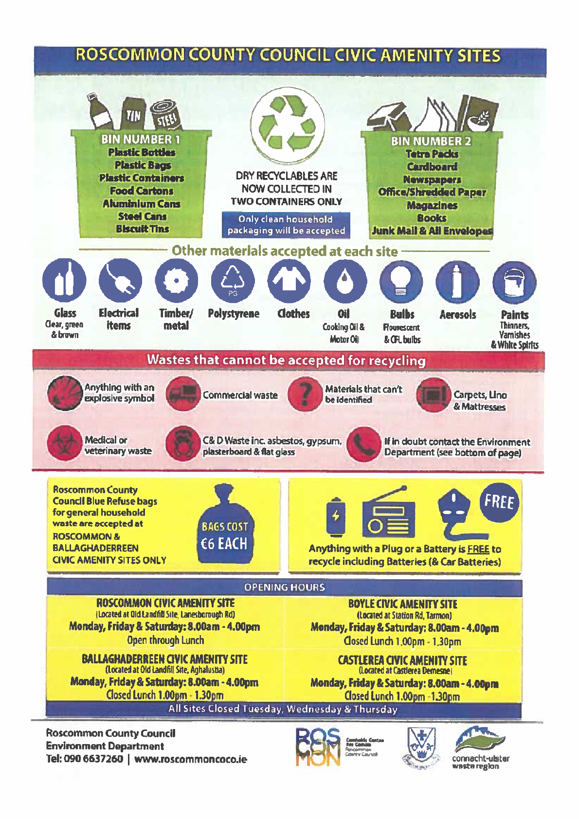 Civic Amenity Site Leaflet page1